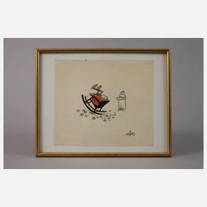 Hans Kollatz, Karikatur ”Nussknacker”