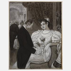 Emil Reinicke, ”Tête-à-Tête”