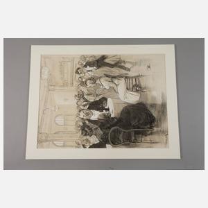 August Roeseler, Abends im Restaurant