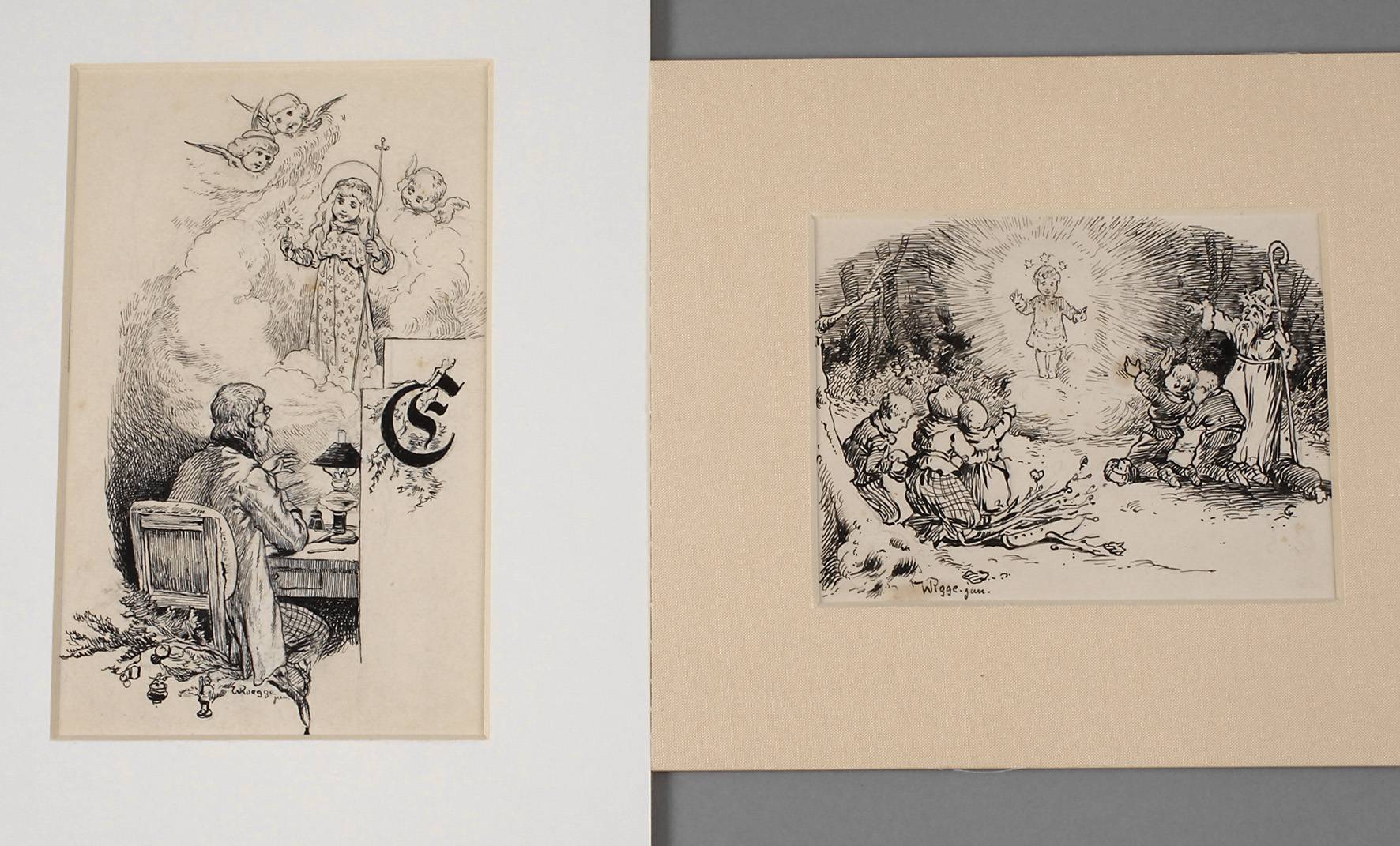 Wilhelm Rögge der Jüngere, Zwei Zeichnungen