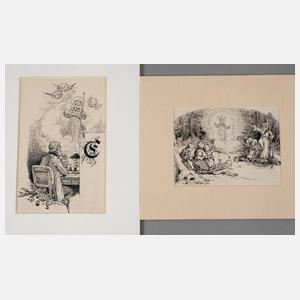 Wilhelm Rögge der Jüngere, Zwei Zeichnungen