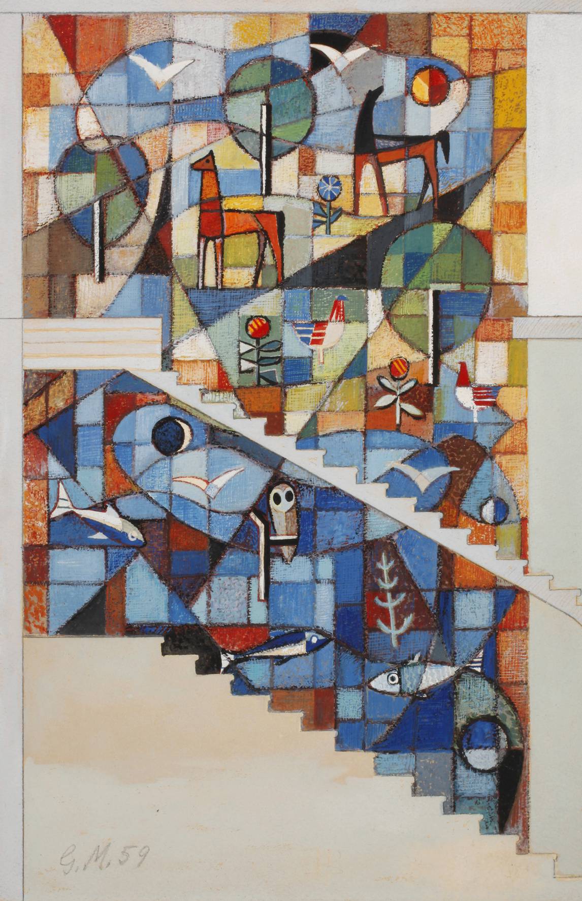 Entwurf Treppenhausgestaltung