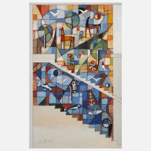 Entwurf Treppenhausgestaltung