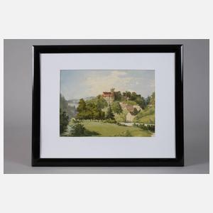 Georg Fleck, attr., ”Schloß Scharfenstein”