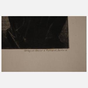 nach Prof. Max Klinger, ”Tode Mutter”