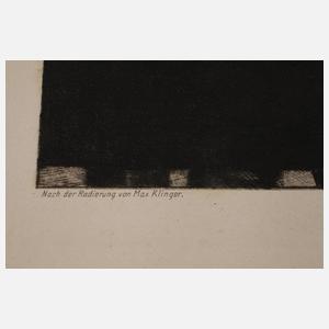 nach Prof. Max Klinger, ”Evocation”