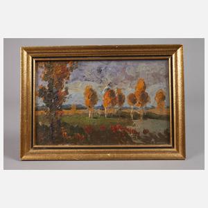 Carl Oskar Arends, Herbstlandschaft