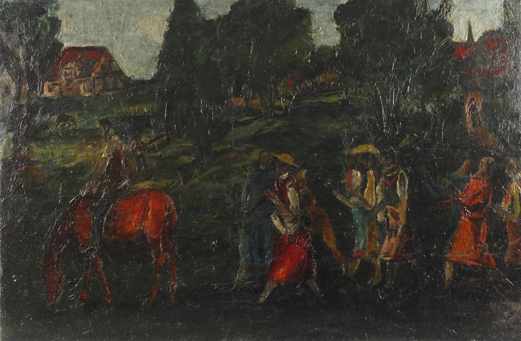 Alexander Bertelsson, attr., ”Erntezeit”