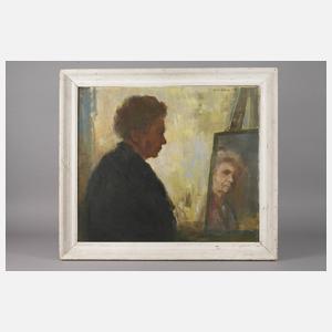 Hildegard Marion Böhme, Selbstportrait mit Spiegel