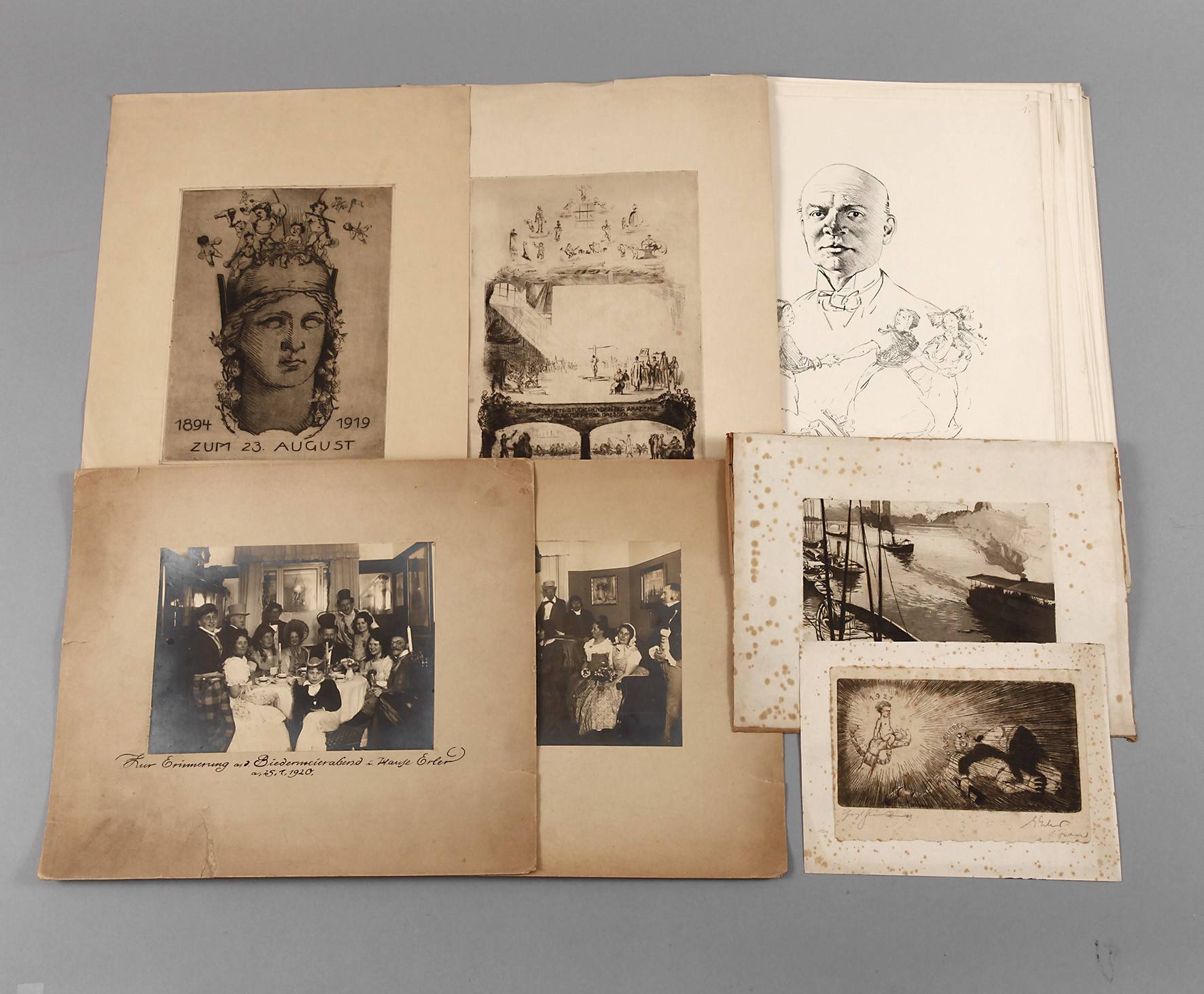 Prof. Georg Erler, Nachlasskonvolut