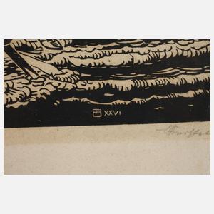 Bernhard Feistel, Pferde am Meeresstrand