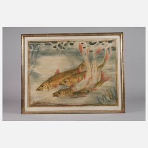 Georg Gelbke, Fische im Wasser