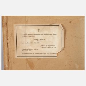 Georg Gelbke, Fische im Wasser