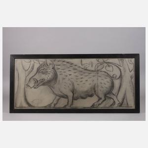 Kohlhoff, Ornamententwurf ”Wildsau”