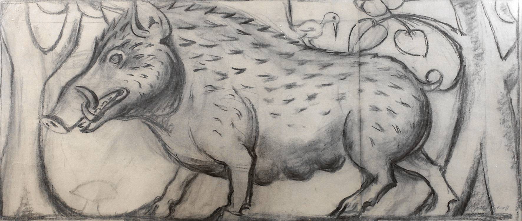 Kohlhoff, Ornamententwurf ”Wildsau”