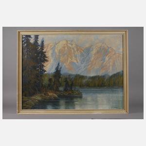 Hans Münnich, ”Hintersee mit hohem Göll”