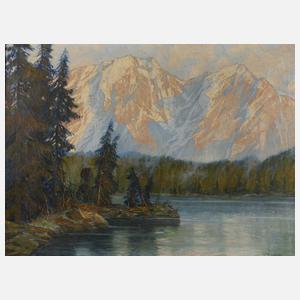 Hans Münnich, ”Hintersee mit hohem Göll”