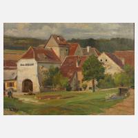 Otto Rau, Sommerliche Kleinstadt111