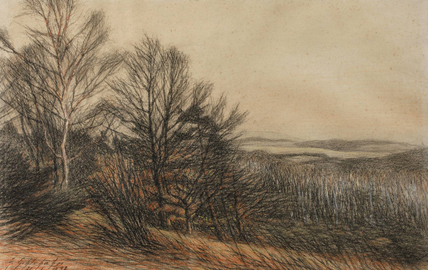 Albin Schlehahn, Herbstliche Vogtlandlandschaft