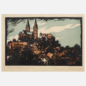 Leopold Wächtler, Ansicht Quedlinburg am Harz