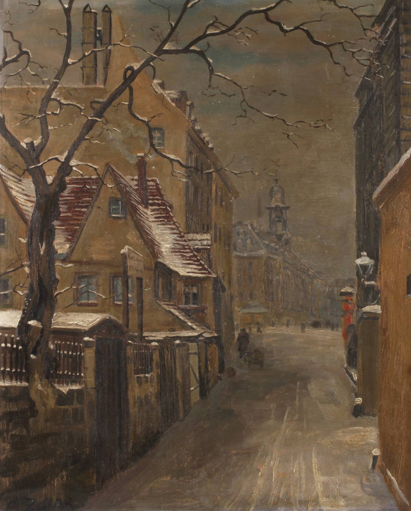 Erhard Zwar, Dresdenansicht