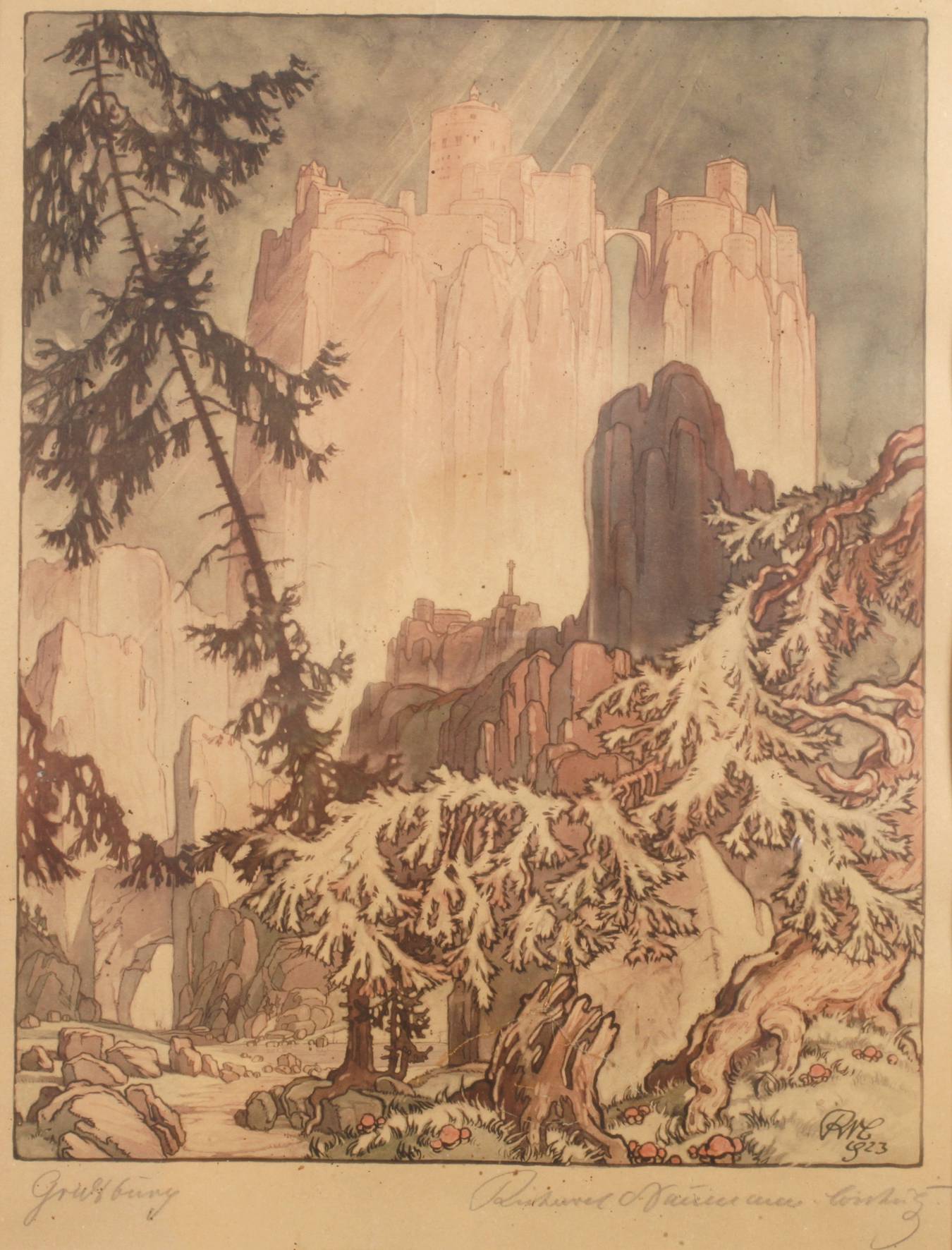 Richard Naumann-Coschütz, ”Gralsburg”