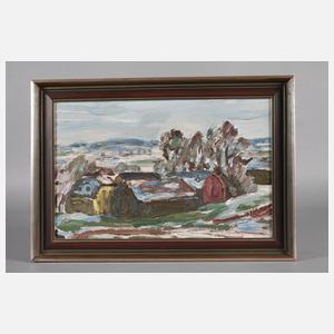 Fredo Bley, Bauernhof im Winter