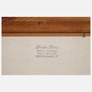 Fredo Bley, Bauernhof im Winter