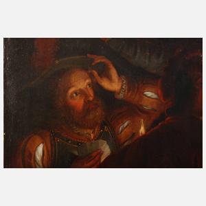 Landsknechte beim Kartenspiel