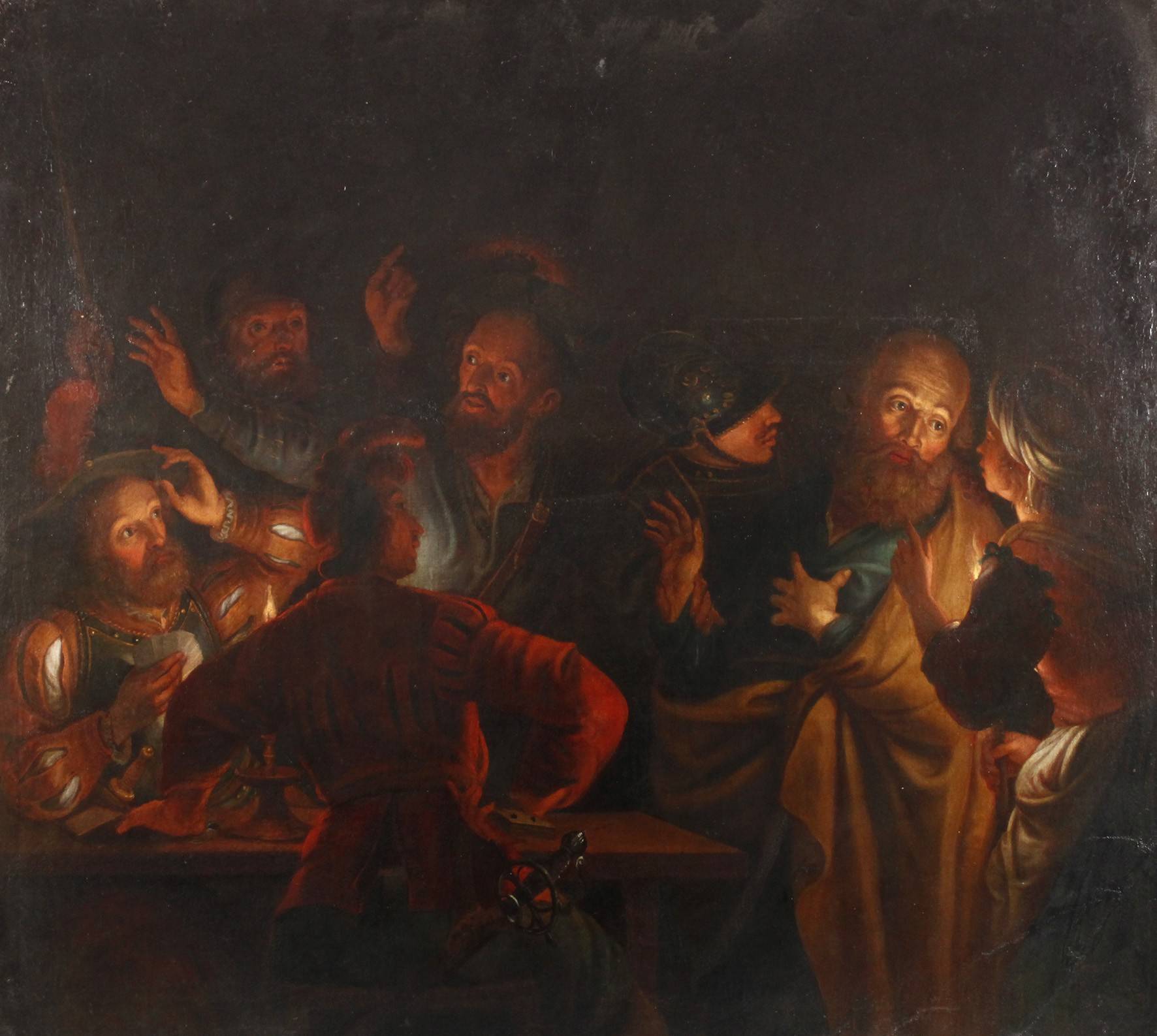 Landsknechte beim Kartenspiel