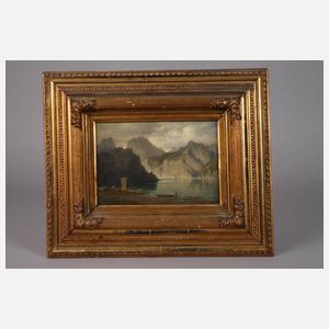 Carl Bolze, Abend am Traunsee