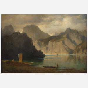 Carl Bolze, Abend am Traunsee