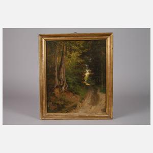 Carl Bolze, attr., Waldweg
