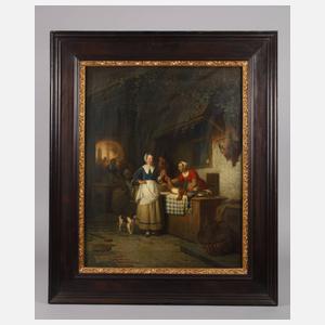 Adrien de Braekeleer, ”Der Geflügelmarkt”