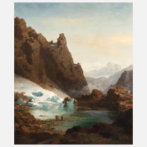 Joseph Brunner, Karsee zwischen Felsen