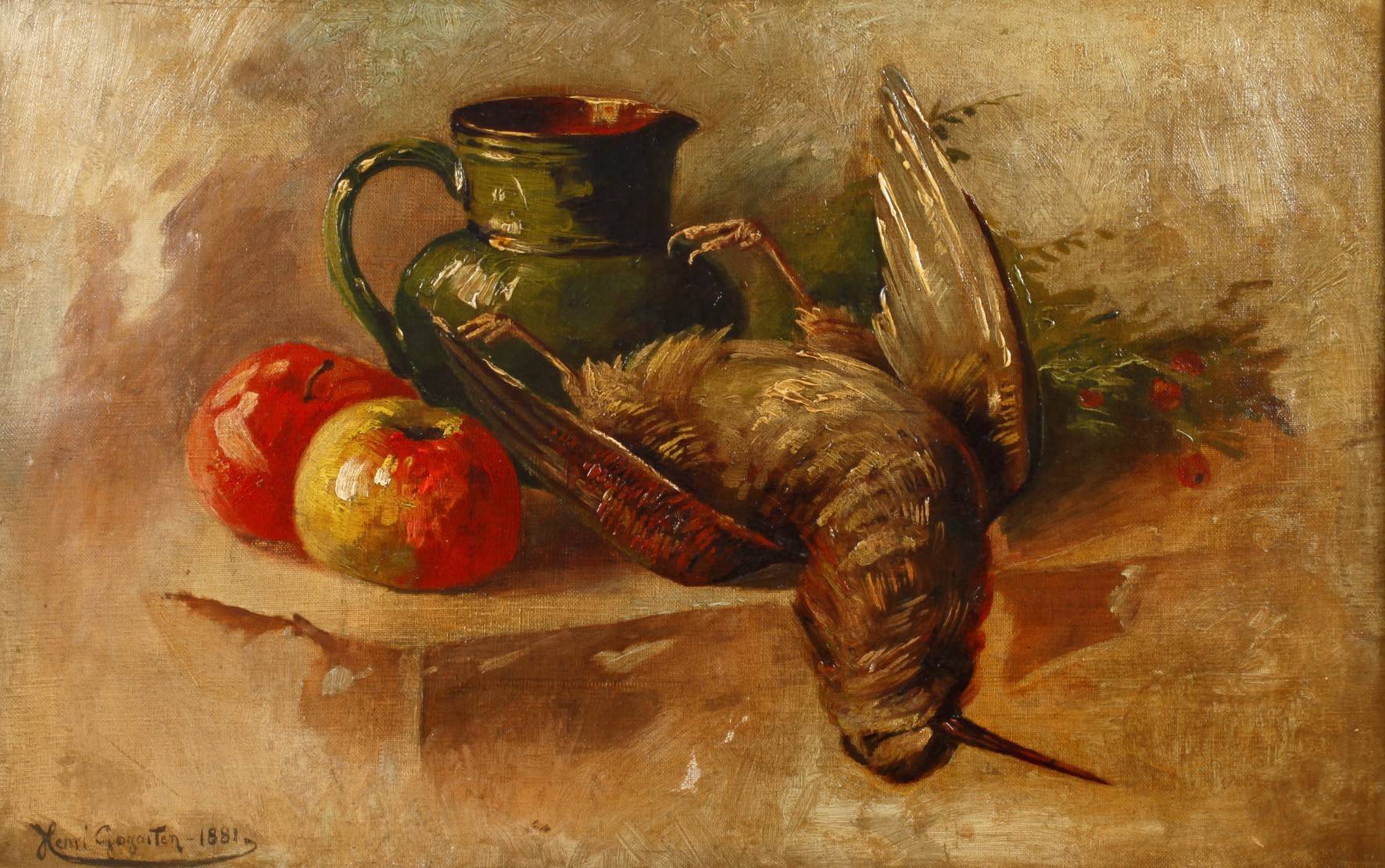 Heinrich Gogarten, Stillleben mit Schnepfe