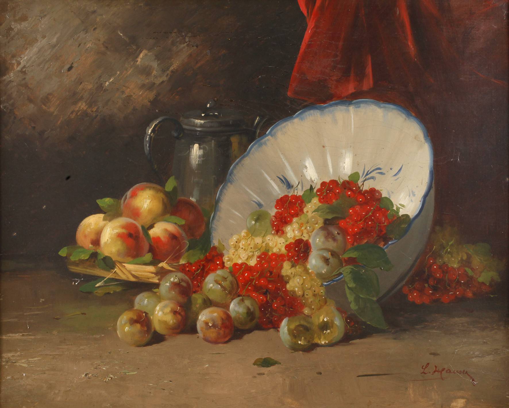 L. Hauser, Obststillleben