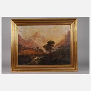 Heller, Romantische Hochgebirgslandschaft