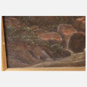 Heller, Romantische Hochgebirgslandschaft