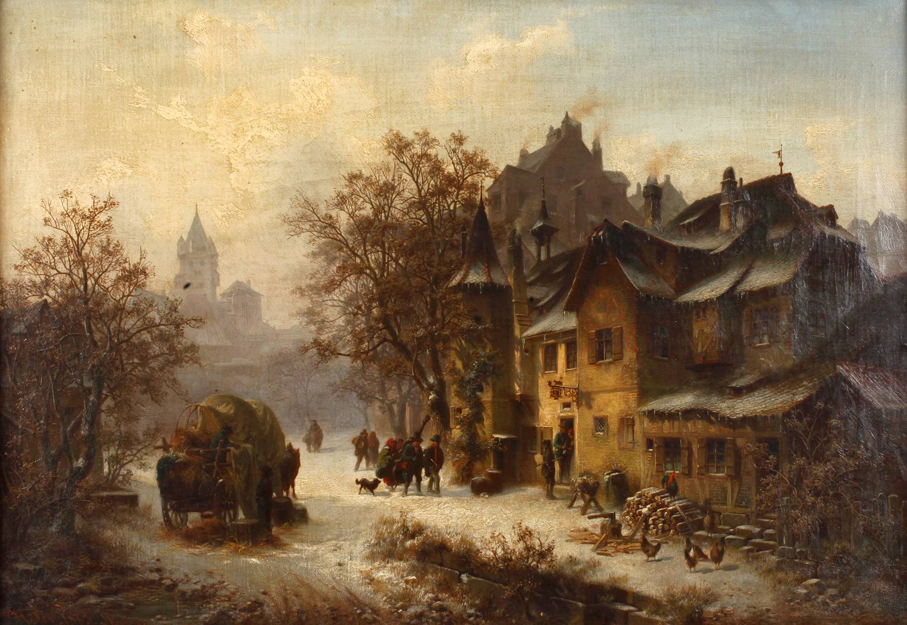 Heinrich Höfer, Nürnberg im Winter