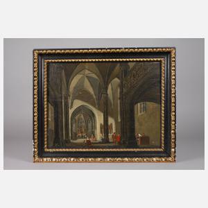 Koch, attr., Kircheninterieur