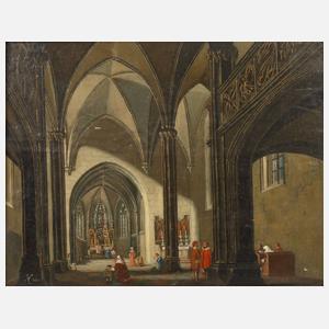 Koch, attr., Kircheninterieur