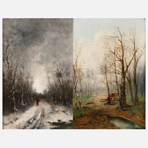 L. Mercier, Paar Landschaften