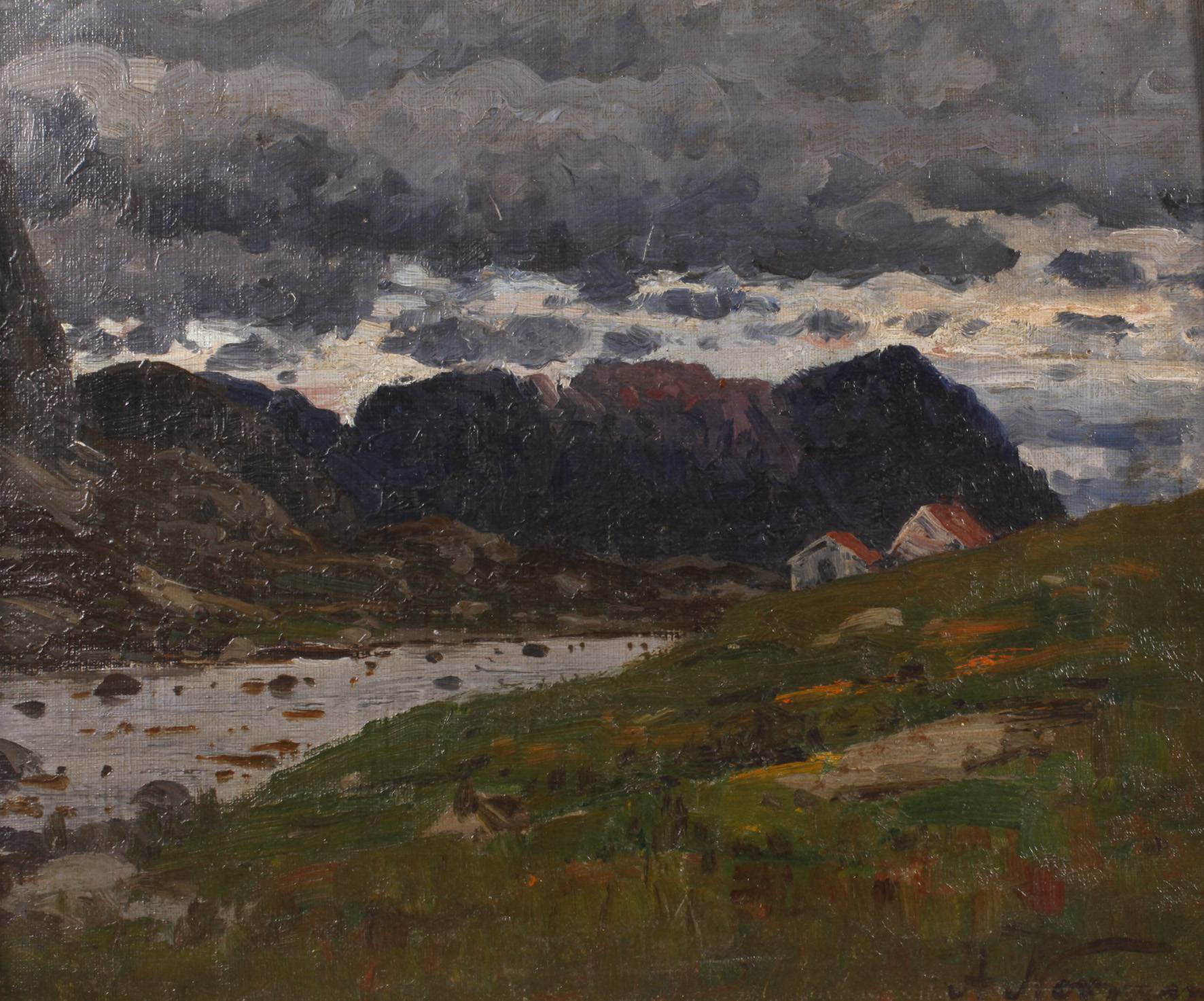 Adelsteen Normann, Abend am Fjord
