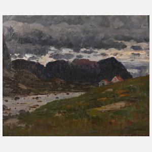 Adelsteen Normann, Abend am Fjord