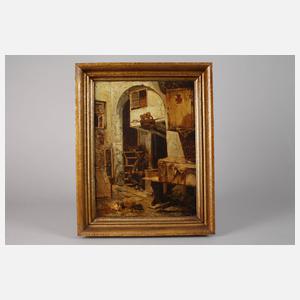 Prof. Max Thedy, attr., Hinterhofidylle