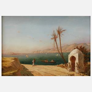 Prof. Carl von Werner, Orientalische Flusslandschaft