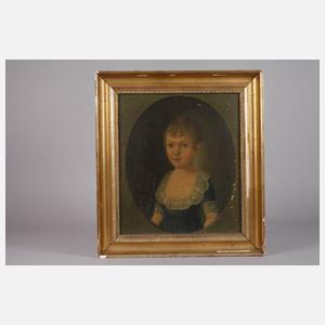 Paar Kinderportraits Biedermeier