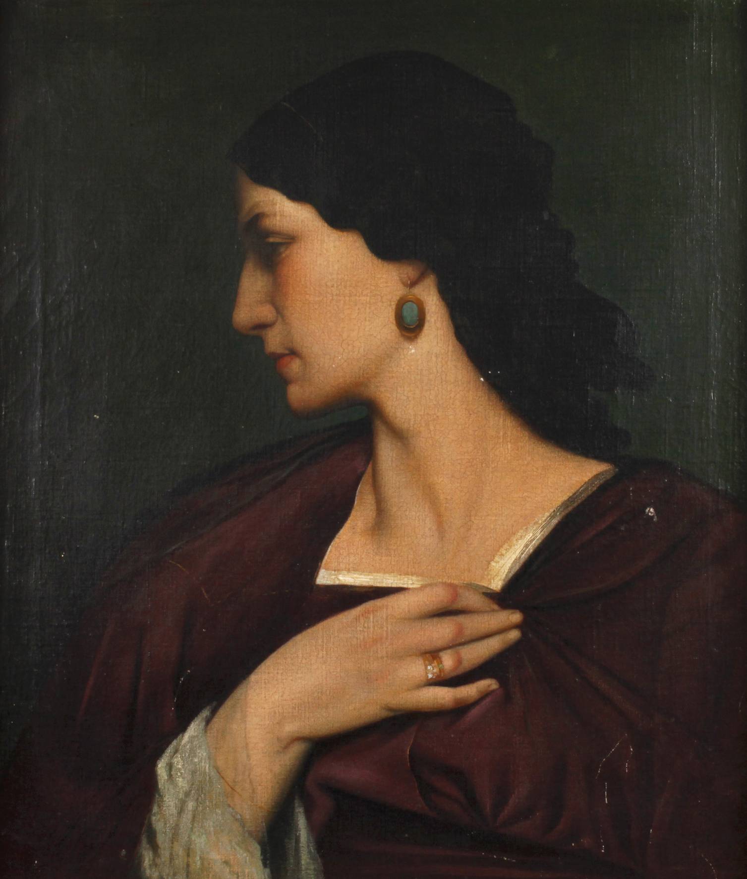 ”Nanna”, Damenportrait nach Feuerbach