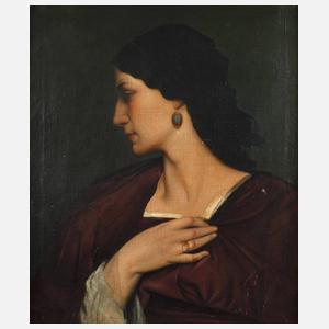 ”Nanna”, Damenportrait nach Feuerbach